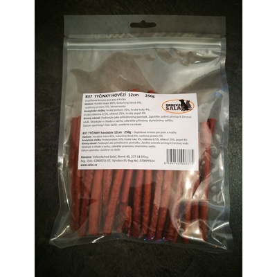 Salač tyčinka hovězí 12 cm 250 g
