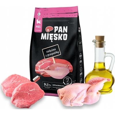 PAN MIĘSKO Teľacie mäso s prepelicou L 9 kg