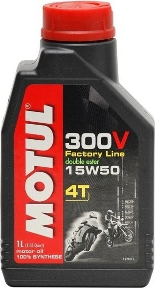 MOTUL 300V FL ROAD RACING 15W50 1L×4本入り Óleo Motul 300V Factory Line Road Racing Sintético 15W50 1L - Moto