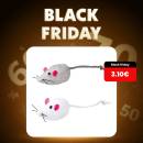 Trixie Plyšové myši s catnipom pre mačky 5 cm / 2 ks