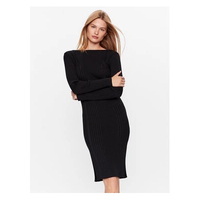 Calvin Klein Плетена рокля Iconic K20K205753 Черен Slim Fit (Iconic K20K205753)