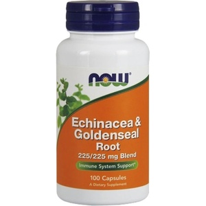NOW Echinacea & Goldenseal Root [100 капсули]