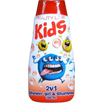 Beauty Line 2v1 s.g. a šampon Funny Beans 500 ml