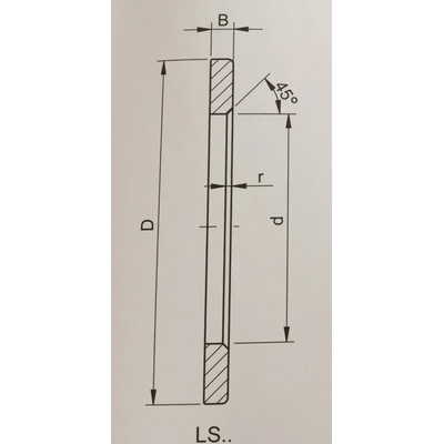 Axiálny krúžok LS 3552