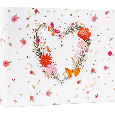 GOLDBUCH Kniha hostů 28x22 cm 50 stran 47001 Floral Embrace