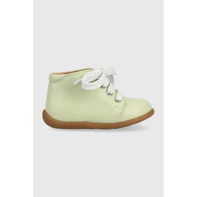 Pom D'api Детски половинки обувки от кожа Pom D'api в зелено (O1AFAA0403.18.23)