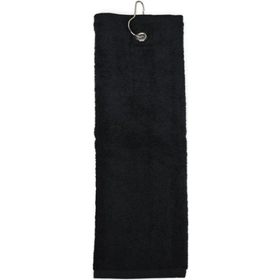 The One Towelling Golfový uterák 40 x 50 T1 Golf Black 40 x 50 cm