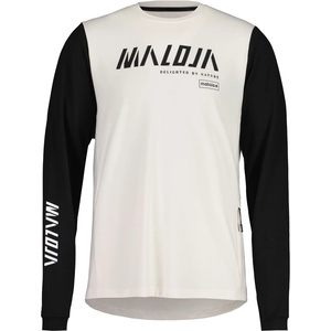 Maloja Мъжка фланелка с дълъг ръкав за колоездене Maloja HaunoldM. Cycling jersey - Shaded White Multi (056-4229-0411)