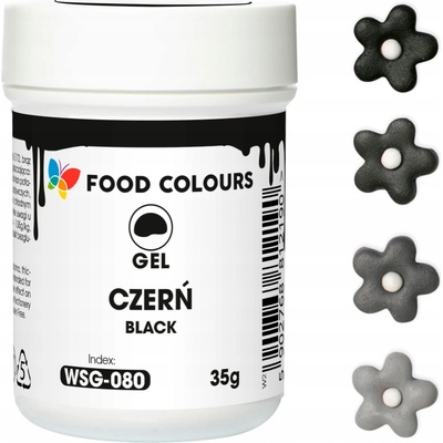 Food Colours Gélová farba (Black) čierna 35 g