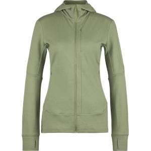 Icebreaker Дамско вълнено яке Icebreaker Women's Merino 260 Quantum IV L/S Zip Hoodie Merino hoodie - Lichen II (105-5158-0814)
