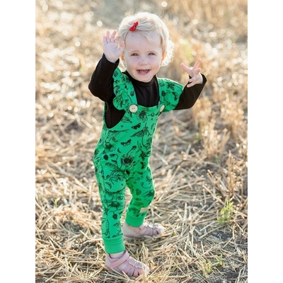 Tepláky na traky WILD POPPIES Wild poppies zelená