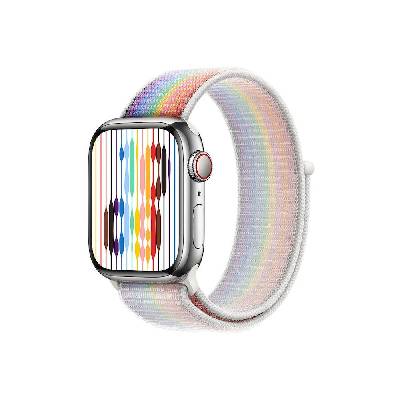 Pride Edition Sport Loop - оригинална текстилна каишка за Apple Watch 44мм, 45мм, 46мм, Ultra 49мм (шарен)