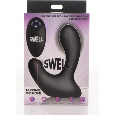 Swell 10X Inflatable & Tapping Prostate Vibe with Remote