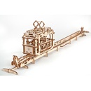 Ugears 3D puzzle Tramvaj s kolejemi 154 ks