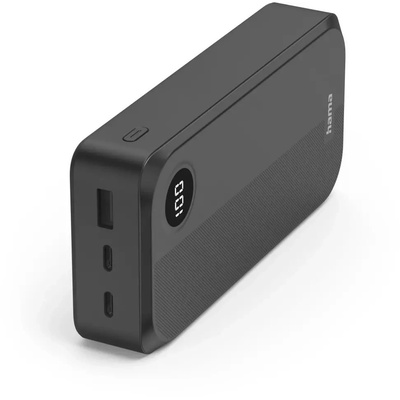 Hama 20000 mAh Power Bank външна батерия черна (00201755)