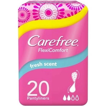 Carefree FlexiComfort slipové vložky se svěží vůní 20 ks