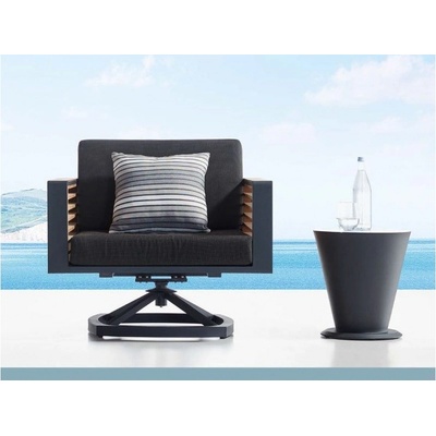 Higold Zahradní otočné křeslo New York antracitové