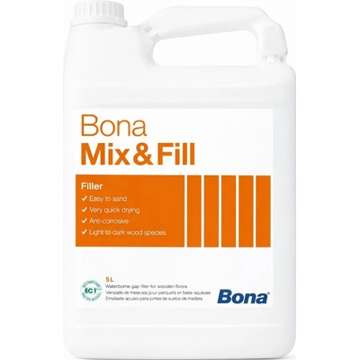 Bona Mix & Fill tmel na parkety 5 l bezbarvá