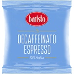Baristo Кафе дози Baristo Decaffeinato Espresso E. S. E. , 150 бр. , 100% Арабика без кофеин