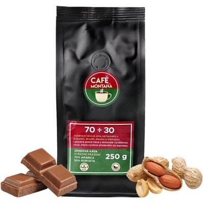 Café Montaña espresso směs 70÷30 mletá Turecká káva 0,5 kg