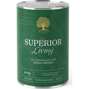 Essential Foods Essential Superior Living Pate - пастет за кучета с патешко и пилешко 400 гр ESS74122