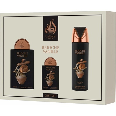 Lattafa Pride Brioche Vanille EDP 100 ml + EDP 20 ml + deospray 200 ml