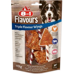 8in1 Лакомство 8in1 Triple Flavour крилце за дъвчене 6бр (A4-144663)