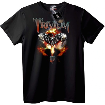 NOONEBRAND Тениска Ангелски Скелет на Trivium - XS, Black