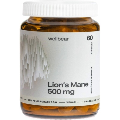 Wellbear Lion's Mane 500 mg 60 kapsúl