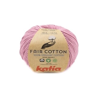 FAIR COTTON Katia Farby FAIR COTTON: 40 staroružová