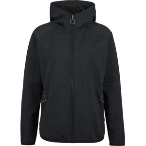 Stoic Дамско вълнено яке Stoic Women's MerinoFleece335 MMXX. Lulea Zip Hoody Fleece jacket - Black Melange (105-5559-0113)