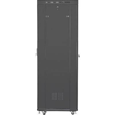 Lanberg rack cabinet 19" free-standing 42U/600x800 (flat pack) with glass door lcd black v2 (FF01-6842-12BL)