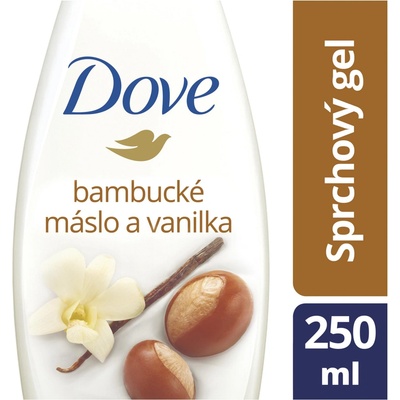 Dove Purely Pampering Bambucké máslo a vanilka sprchový gel 250 ml