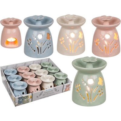 Popron aroma lampa s květinou 9,5 x 8,5 cm – Zbozi.Blesk.cz