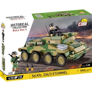 COBI II WW Sd. Kfz 234/3 Stummel, 1: 35, 438 к, 2 ф