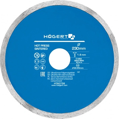Högert Diamantový kotouč 230 mm HT6D758