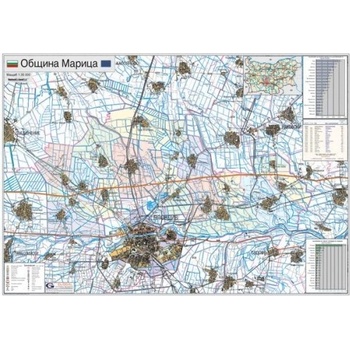 Mapmedia Карта на община Марица