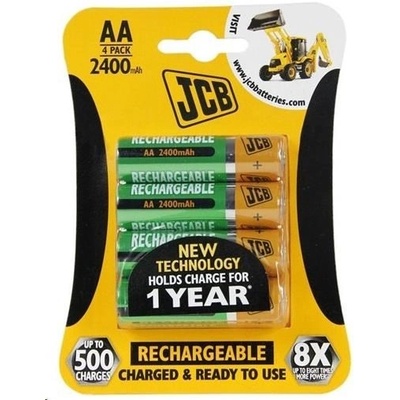 JCB AA 2400mAh 4ks JCB-HR62600RC-4B