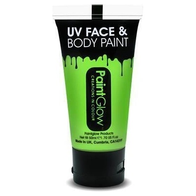 PaintGlow barva na obličej a tělo 50 ml neonově zelená – Zbozi.Blesk.cz