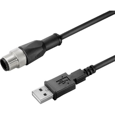 Weidmüller SAIL-M12G-USB-3.0U pripojovací kábel pre senzory - aktory, 1268520000, piny: 4, 3.00 m, 1 ks