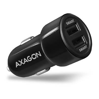 AXAGON PWC-5V5, SMART nabíječka do auta, 2x port 5V-2.4A + 2.4A, 24W - PWC-5V5