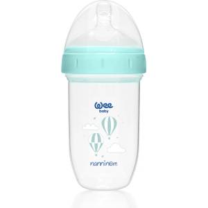 Wee Baby Антиколик шише Wee Baby - Nanninom, 250 ml, синьо (645) - ozone