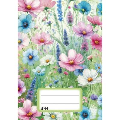 Reas Pack Školní sešit 544 A5 linkovaný Květiny