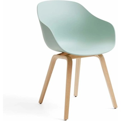 HAY AAC 222 Lacquered Oak Veneer / dusty mint