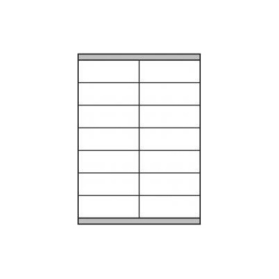 Etikety univerzálne 105x40mm Agipa A4 100 hárkov Apli - Agipa