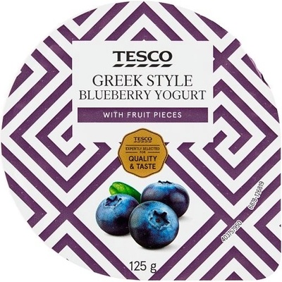 Tesco Greek Style jogurt čučoriedkový 125 g