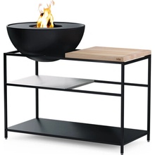 Höfats "FIRE KITCHEN", s ohniskom Bowl 70 + platňa + hviezdicový stojan
