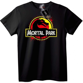 NOONEBRAND Тениска Mortal Park - M, Black