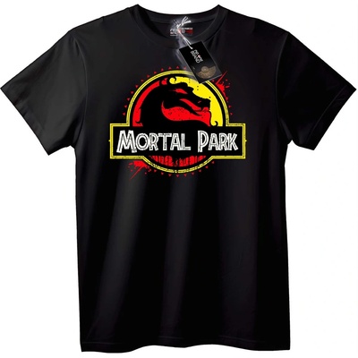 NOONEBRAND Тениска Mortal Park - M, Black