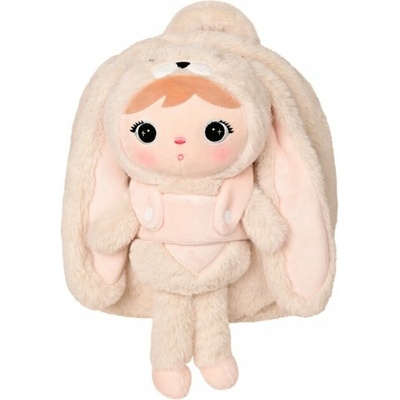 Metoo s odnímateľným plyšákom béžový zajačik 30 cm